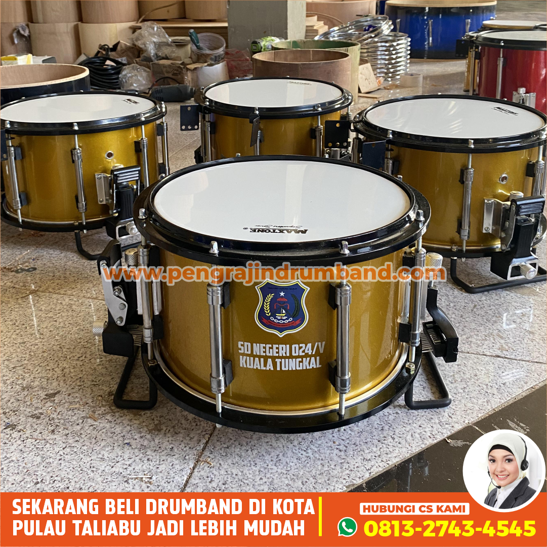 Jual Semi Marchingband Terlengkap di Pulau Taliabu, Maluku Utara: Pengalaman Sekolah di Pulau Taliabu Menggunakan Alat Marchingband dari Pengrajin Drumband