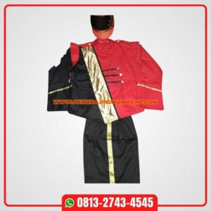 seragam pasukan merah hitam