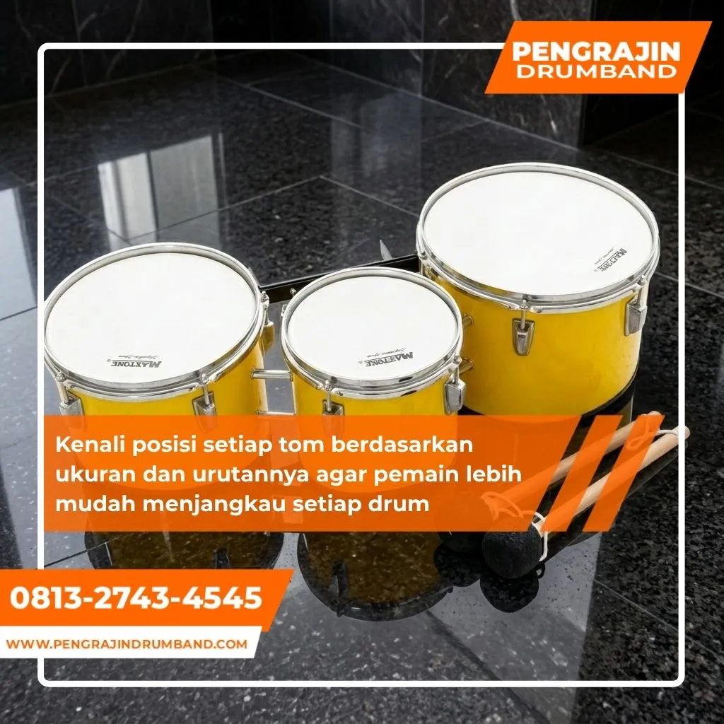 Kenali posisi setiap tom