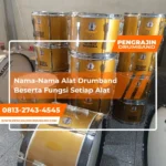 Nama Alat Drumband Apa Saja Beserta Fungsi Setiap Instrumennya