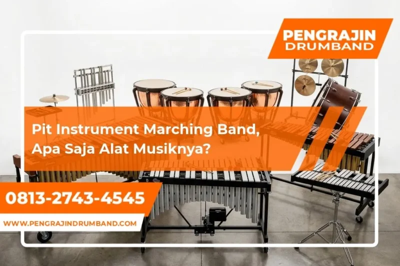 Pit Instrument di Pertunjukan Marching Band